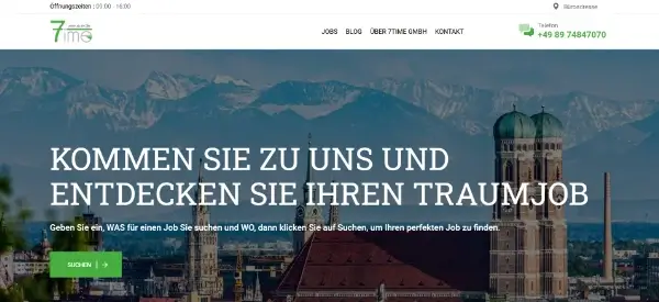 7time GmbH-Klijent sajt